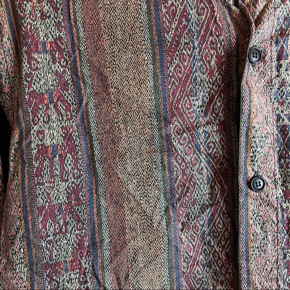 Peruvian Connection Pima Cotton button down - Picture 4 of 4